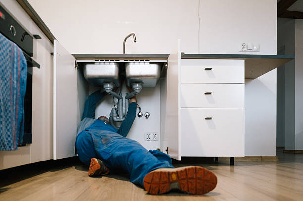 Professional Leak Detection technician working in Biddeford, ME